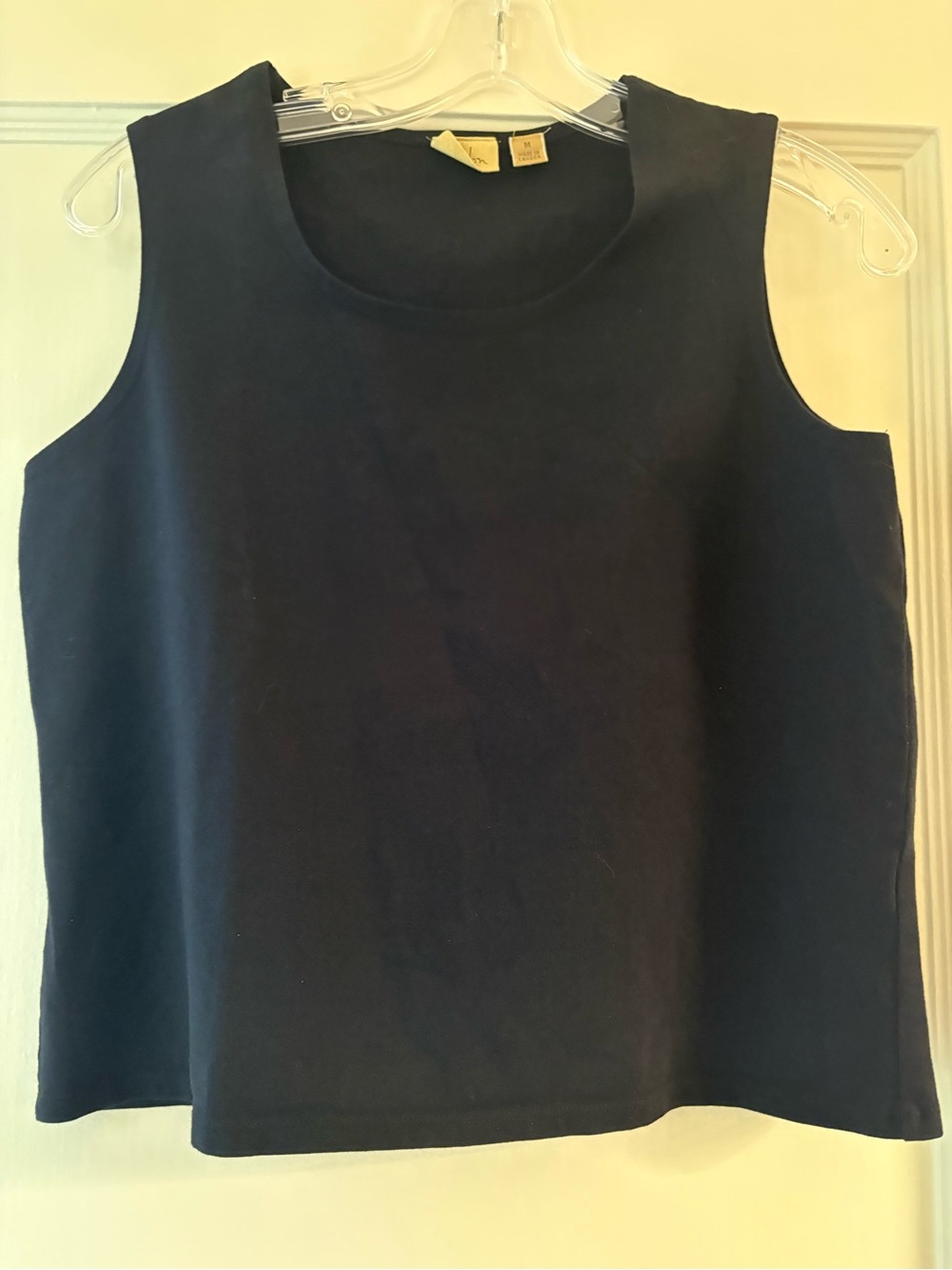 Caslon Scoop Neck Rib Cotton Tank